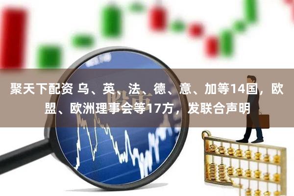 聚天下配资 乌、英、法、德、意、加等14国，欧盟、欧洲理事会等17方，发联合声明